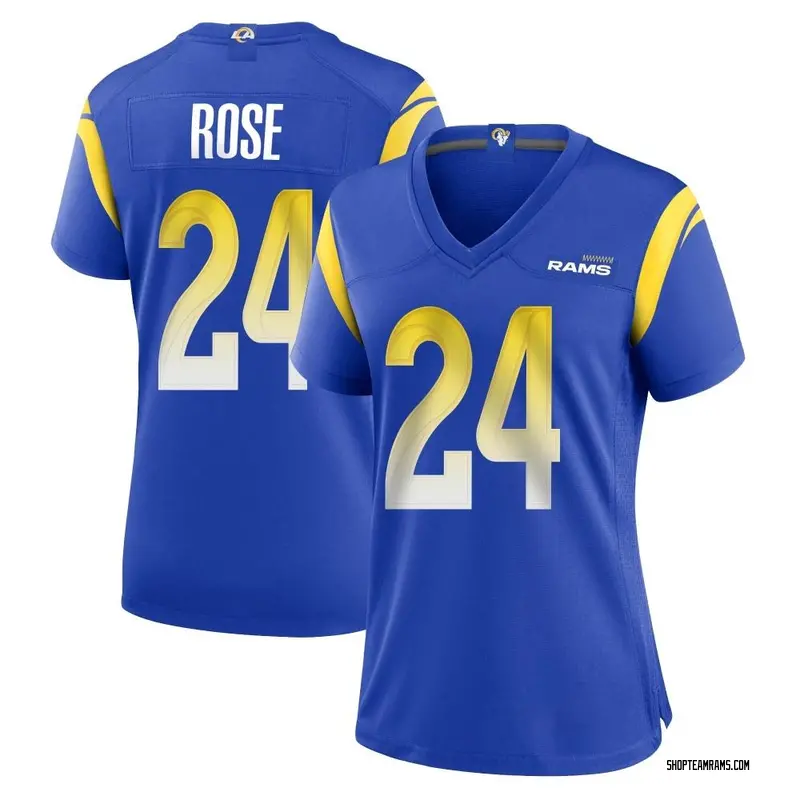 Nike A.J. Rose Los Angeles Rams Game Royal Alternate Jersey - Women's