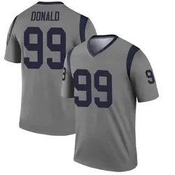 Nike Aaron Donald Los Angeles Rams Legend Gray Inverted Jersey - Youth