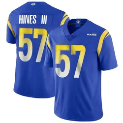Nike Anthony Hines III Los Angeles Rams Limited Royal Alternate Vapor Untouchable Jersey - Youth