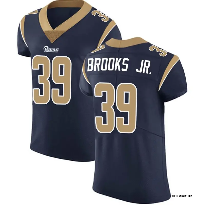 Nike Antoine Brooks Jr. Los Angeles Rams Elite Navy Team Color Vapor Untouchable Jersey - Men's