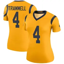 Nike Austin Trammell Los Angeles Rams Legend Gold Color Rush Jersey - Women's