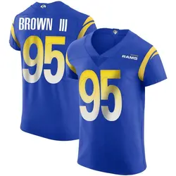 Nike Bobby Brown III Los Angeles Rams Elite Brown Royal Alternate Vapor Untouchable Jersey - Men's