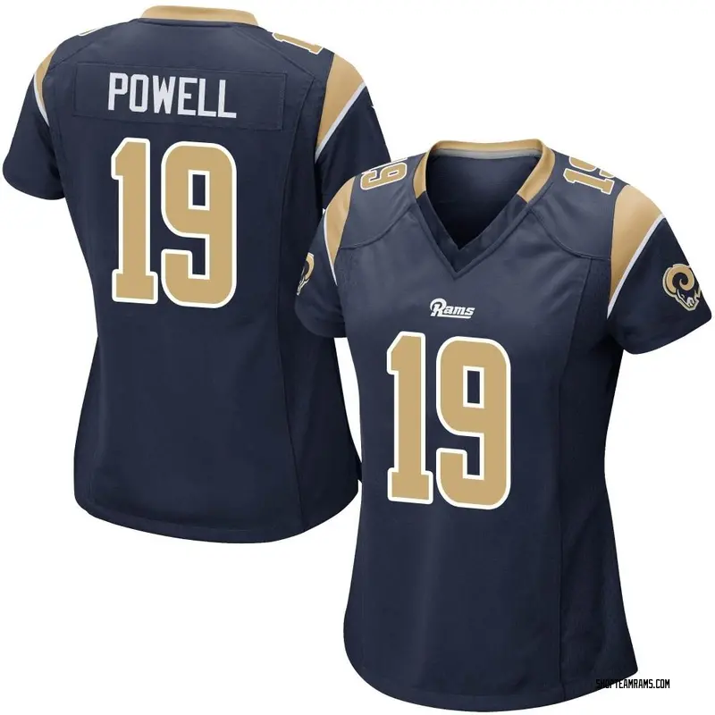 Nike Brandon Powell Los Angeles Rams Game Navy Team Color Jersey - Women's