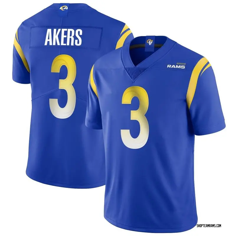 Nike Cam Akers Los Angeles Rams Limited Royal Alternate Vapor Untouchable Jersey - Men's