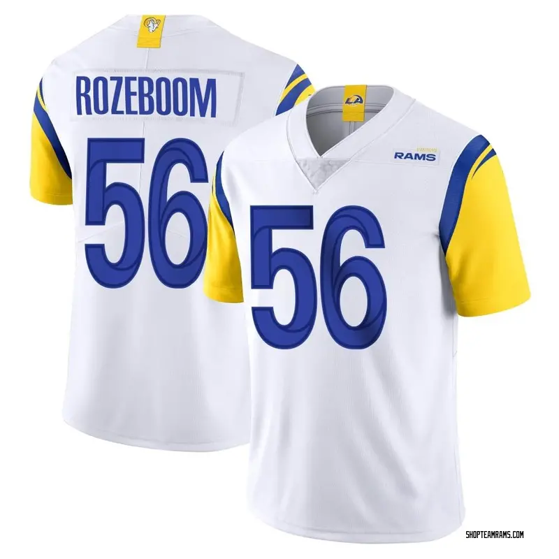 Nike Christian Rozeboom Los Angeles Rams Limited White Vapor Untouchable Jersey - Youth