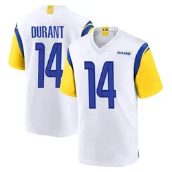 Nike Cobie Durant Los Angeles Rams Game White Jersey - Men's