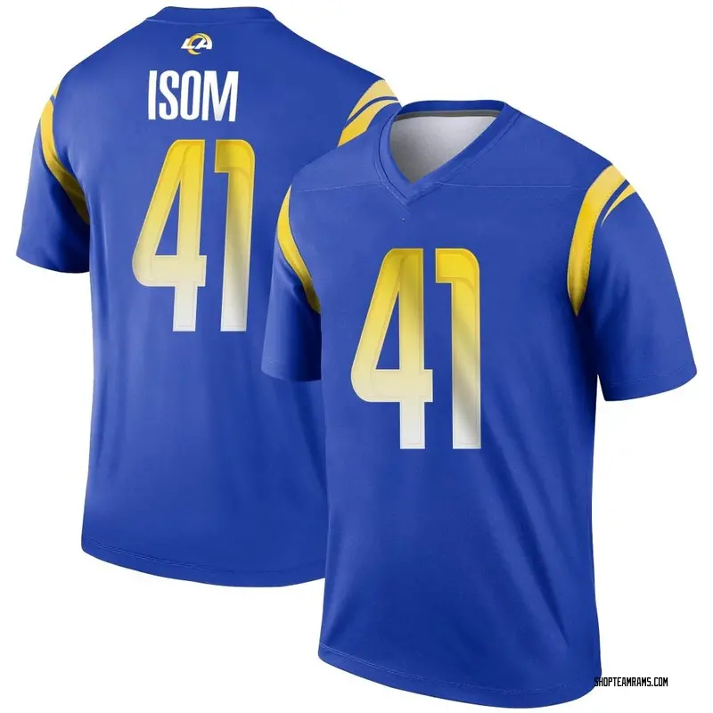 Nike Dan Isom Los Angeles Rams Legend Royal Jersey - Men's