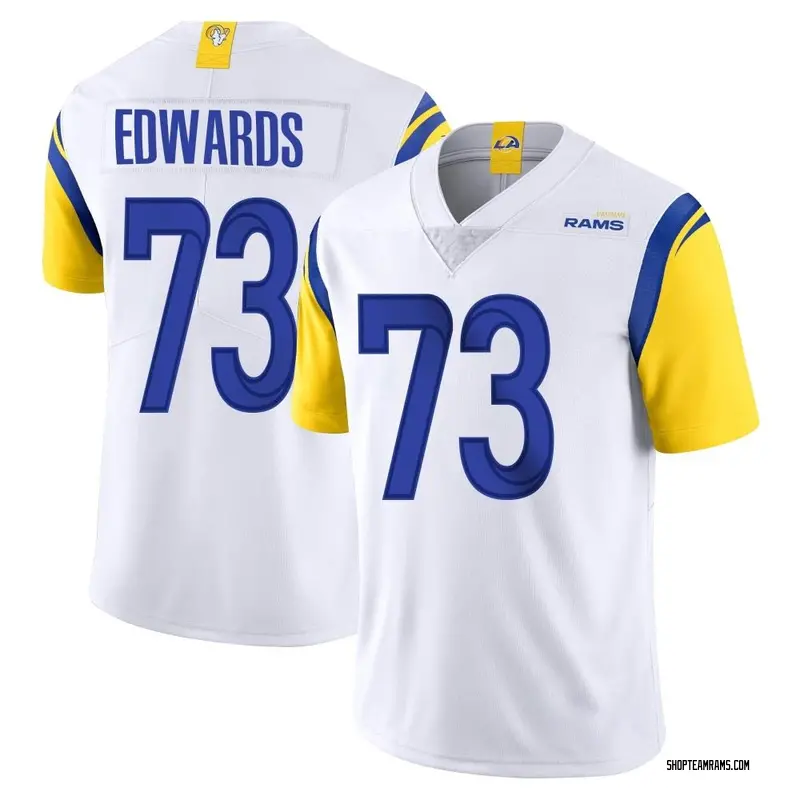 Nike David Edwards Los Angeles Rams Limited White Vapor Untouchable Jersey - Men's