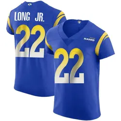 Nike David Long Jr. Los Angeles Rams Elite Royal Alternate Vapor Untouchable Jersey - Men's