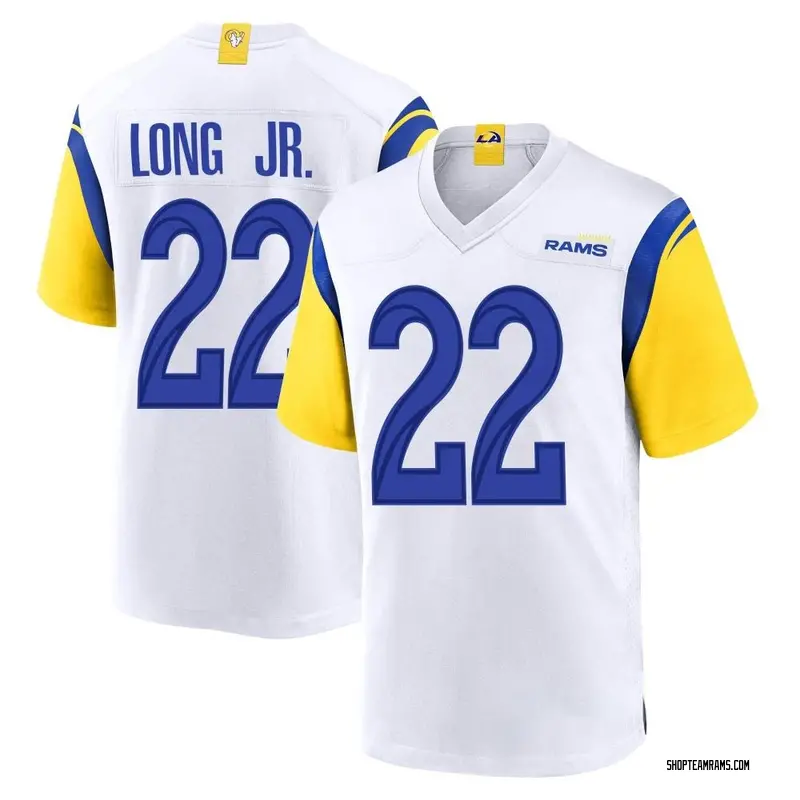 Nike David Long Jr. Los Angeles Rams Game White Jersey - Men's
