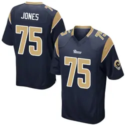 Nike Deacon Jones Los Angeles Rams Game Navy Team Color Jersey - Men's
