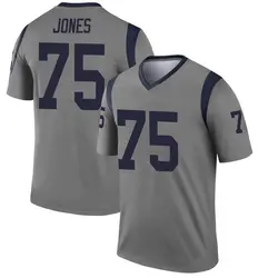 Nike Deacon Jones Los Angeles Rams Legend Gray Inverted Jersey - Men's