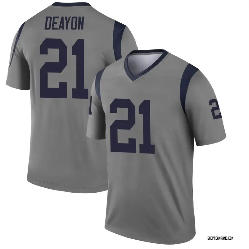 Nike Dont'e Deayon Los Angeles Rams Legend Gray Inverted Jersey - Men's