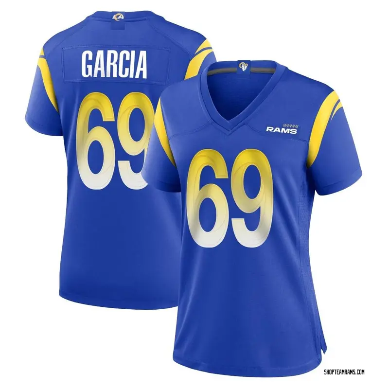 Nike Elijah Garcia Los Angeles Rams Game Royal Alternate Jersey - Women's