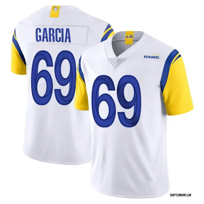 Nike Elijah Garcia Los Angeles Rams Limited White Vapor Untouchable Jersey - Youth