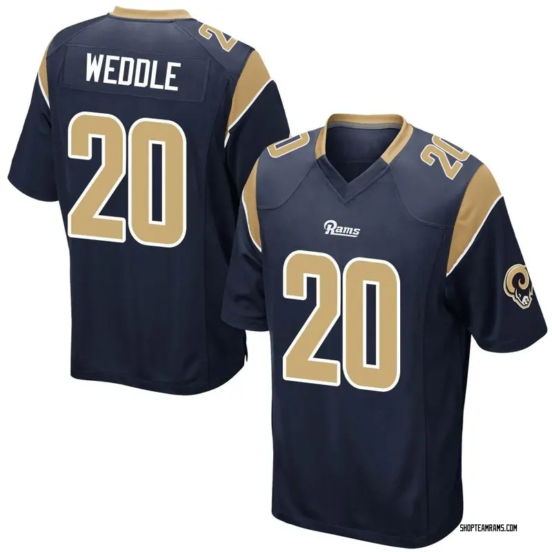 Nike Eric Weddle Los Angeles Rams Game Navy Team Color Jersey - Men's