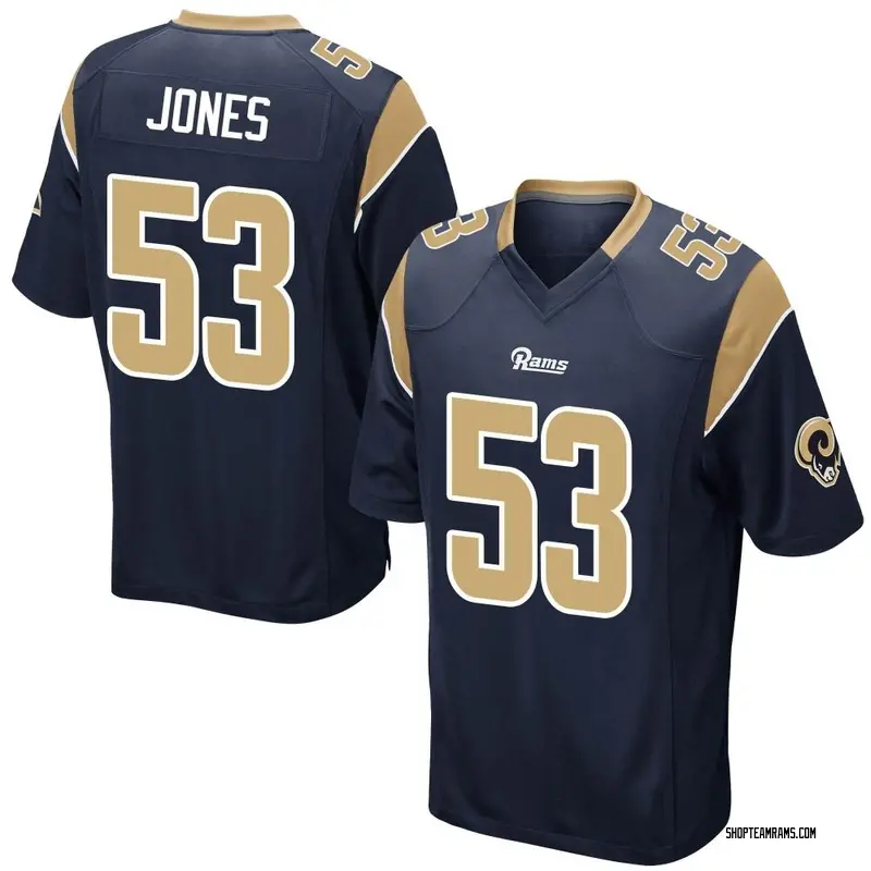Nike Ernest Jones Los Angeles Rams Game Navy Team Color Jersey - Youth