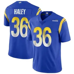 Nike Grant Haley Los Angeles Rams Limited Royal Alternate Vapor Untouchable Jersey - Men's