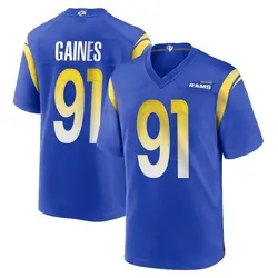 Nike Greg Gaines Los Angeles Rams Game Royal Alternate Jersey - Youth