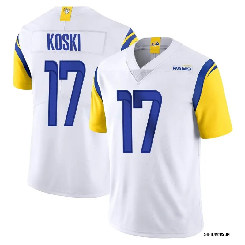 Nike J.J. Koski Los Angeles Rams Limited White Vapor Untouchable Jersey - Youth