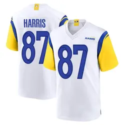 Nike Jacob Harris Los Angeles Rams Game White Jersey - Men's