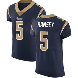 Nike Jalen Ramsey Los Angeles Rams Elite Navy Jalen ey Team Color Vapor Untouchable Jersey - Men's