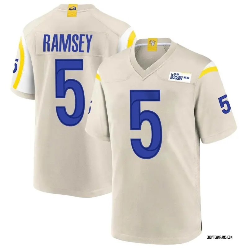 Nike Jalen Ramsey Los Angeles Rams Game Jalen ey Bone Jersey - Youth