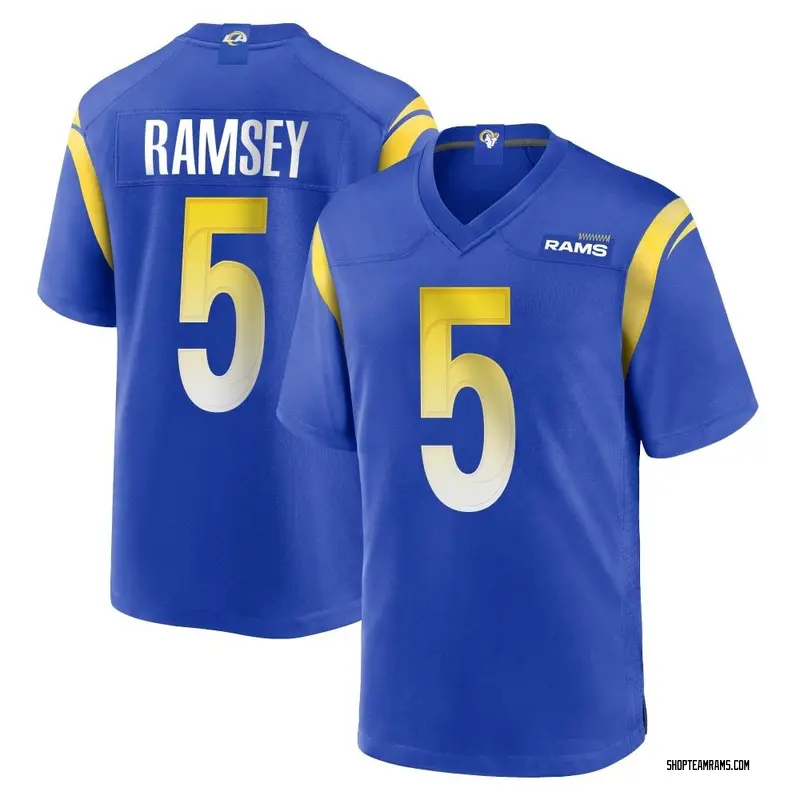 Nike Jalen Ramsey Los Angeles Rams Game Royal Jalen ey Alternate Jersey - Youth