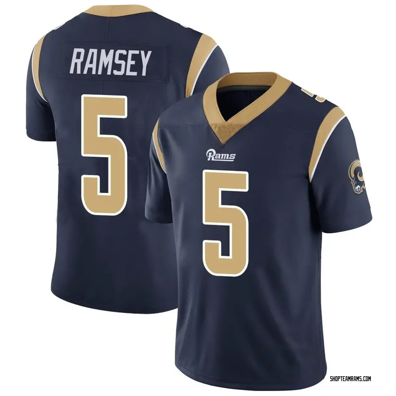 Nike Jalen Ramsey Los Angeles Rams Limited Navy Jalen ey Team Color Vapor Untouchable Jersey - Men's