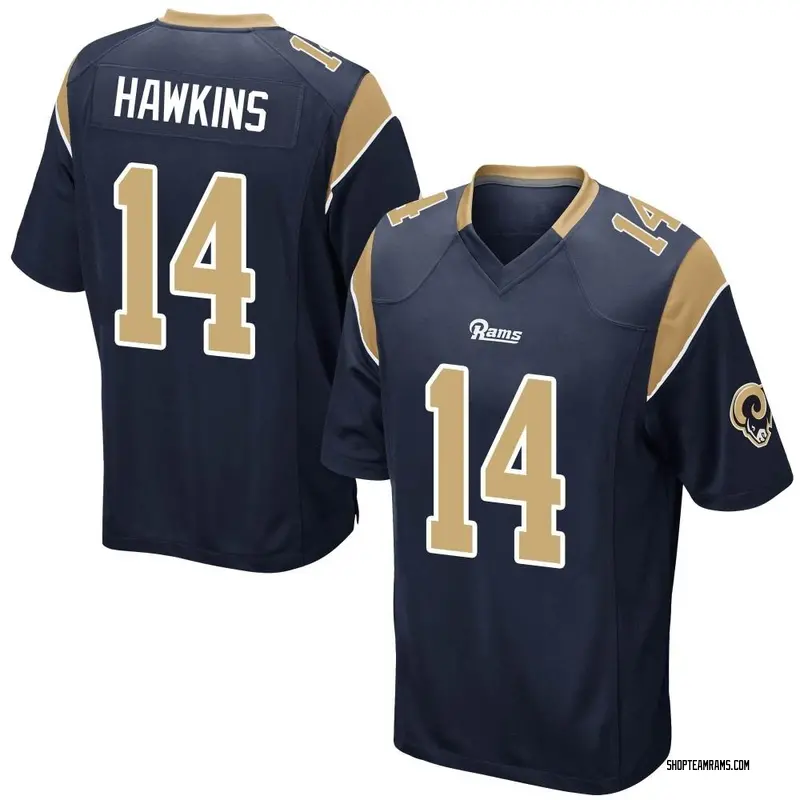 Nike Javian Hawkins Los Angeles Rams Game Navy Team Color Jersey - Men's