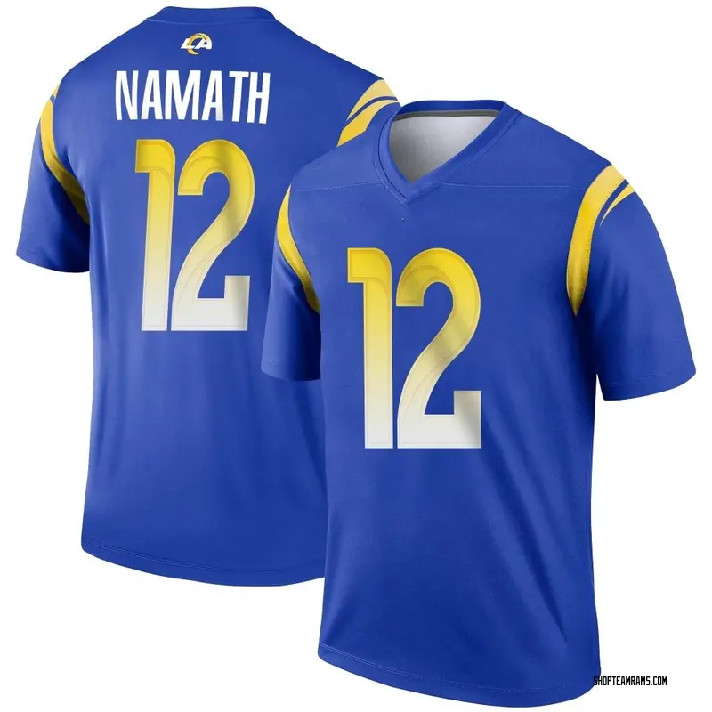 Nike Joe Namath Los Angeles Rams Legend Royal Jersey - Men's