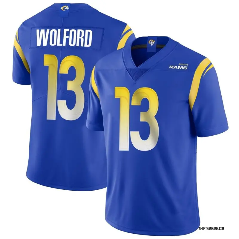 Nike John Wolford Los Angeles Rams Limited Royal Alternate Vapor Untouchable Jersey - Men's
