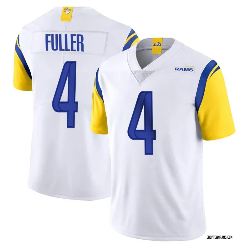 Nike Jordan Fuller Los Angeles Rams Limited White Vapor Untouchable Jersey - Men's