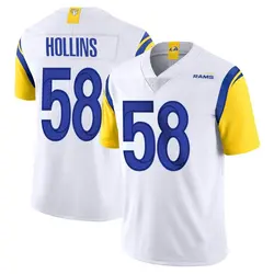 Nike Justin Hollins Los Angeles Rams Limited White Vapor Untouchable Jersey - Youth