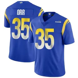 Nike Kareem Orr Los Angeles Rams Limited Royal Alternate Vapor Untouchable Jersey - Youth