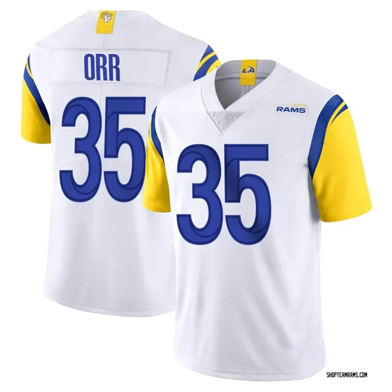 Nike Kareem Orr Los Angeles Rams Limited White Vapor Untouchable Jersey - Men's