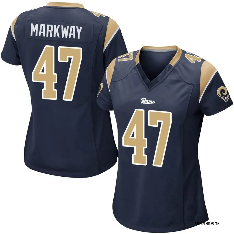 Nike Kyle Markway Los Angeles Rams Game Navy Team Color Jersey - Women's