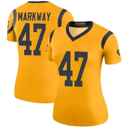 Nike Kyle Markway Los Angeles Rams Legend Gold Color Rush Jersey - Women's