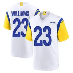 Nike Kyren Williams Los Angeles Rams Game White Jersey - Men's
