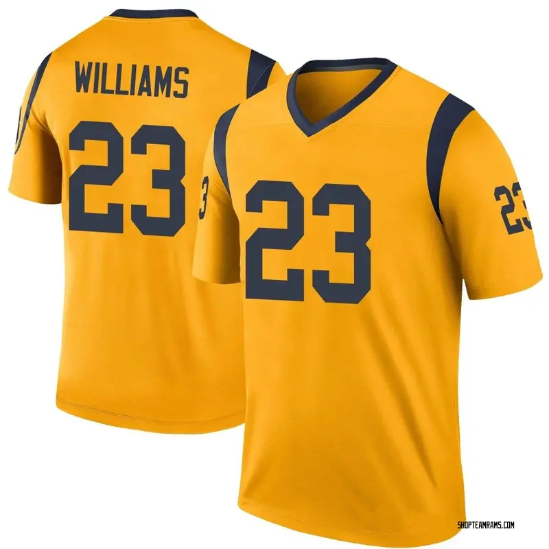 Nike Kyren Williams Los Angeles Rams Legend Gold Color Rush Jersey - Men's