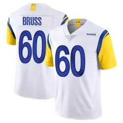 Nike Logan Bruss Los Angeles Rams Limited White Vapor Untouchable Jersey - Youth