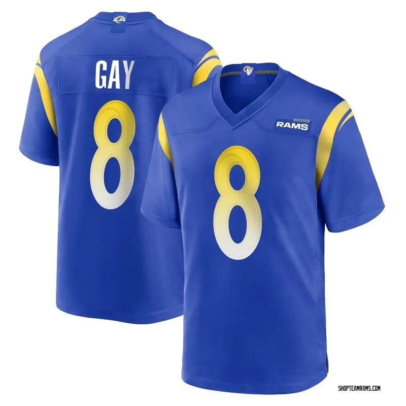 Nike Matt Gay Los Angeles Rams Game Royal Alternate Jersey - Men's