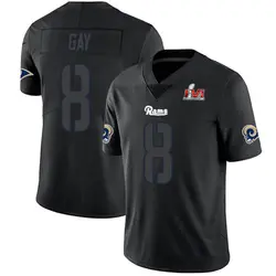 Nike Matt Gay Los Angeles Rams Limited Black Impact Super Bowl LVI Bound Jersey - Men's