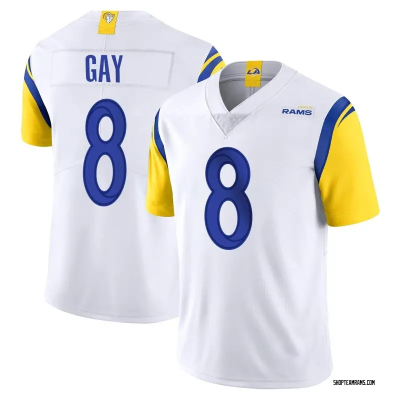 Nike Matt Gay Los Angeles Rams Limited White Vapor Untouchable Jersey - Men's