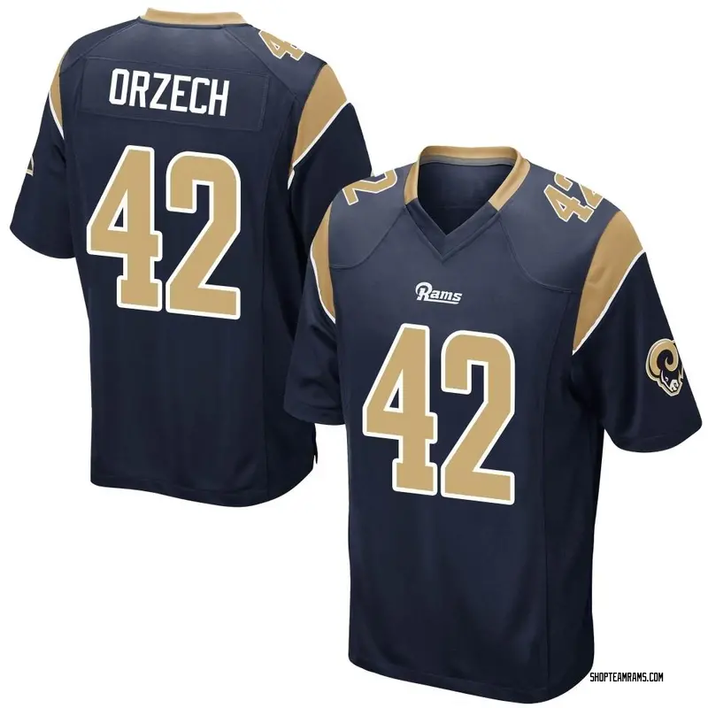 Nike Matthew Orzech Los Angeles Rams Game Navy Team Color Jersey - Youth