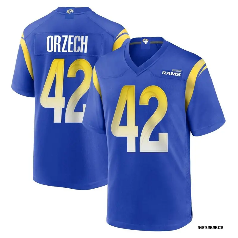 Nike Matthew Orzech Los Angeles Rams Game Royal Alternate Jersey - Youth
