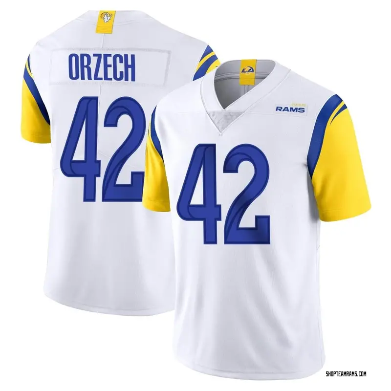 Nike Matthew Orzech Los Angeles Rams Limited White Vapor Untouchable Jersey - Men's