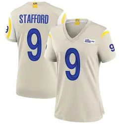 Nike Matthew Stafford Los Angeles Rams Game Bone Jersey - Women's
