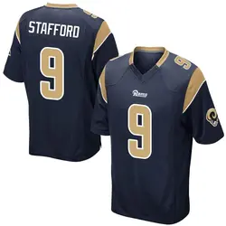 Nike Matthew Stafford Los Angeles Rams Game Navy Team Color Jersey - Youth