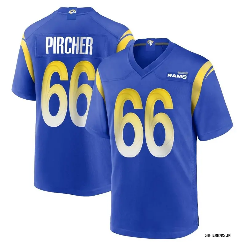 Nike Max Pircher Los Angeles Rams Game Royal Alternate Jersey - Youth